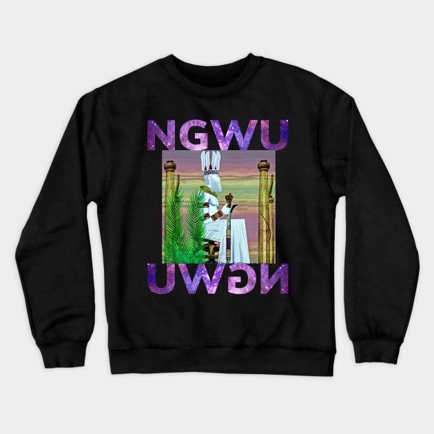 African Spirituality : NGWU NNA IKENGA By SIRIUS UGO ART Crewneck Sweatshirt by uchenigbo